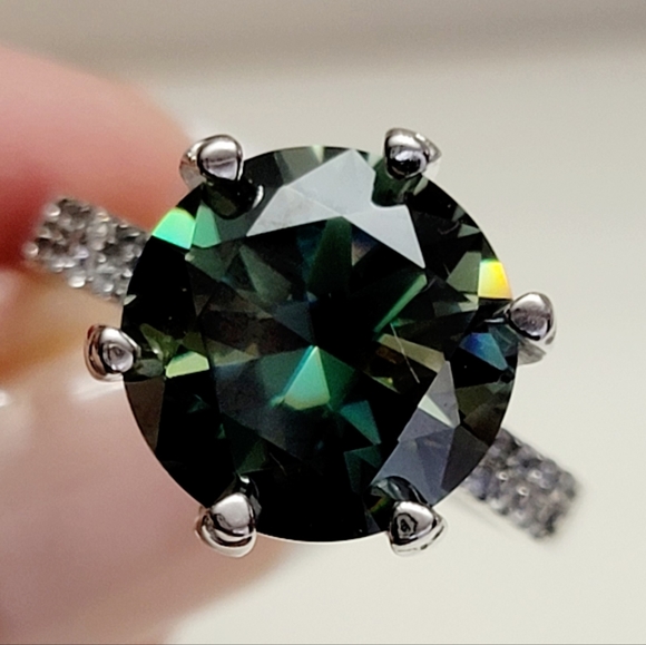 5CT Real Moissanite Diamond Ring - Picture 3 of 15